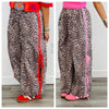 Leopard Side Stripe Triple Bow Pants (Reg.)-2 Colors