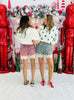 Gingham Merry Everything Lace Hem Shorts (Reg.) - 2 Colors