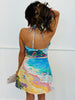 Beachside Brushstrokes Mini Dress (Reg.)