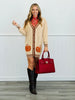 Thankful Plaid Long Sleeve Mesh Top (Reg. and Plus)