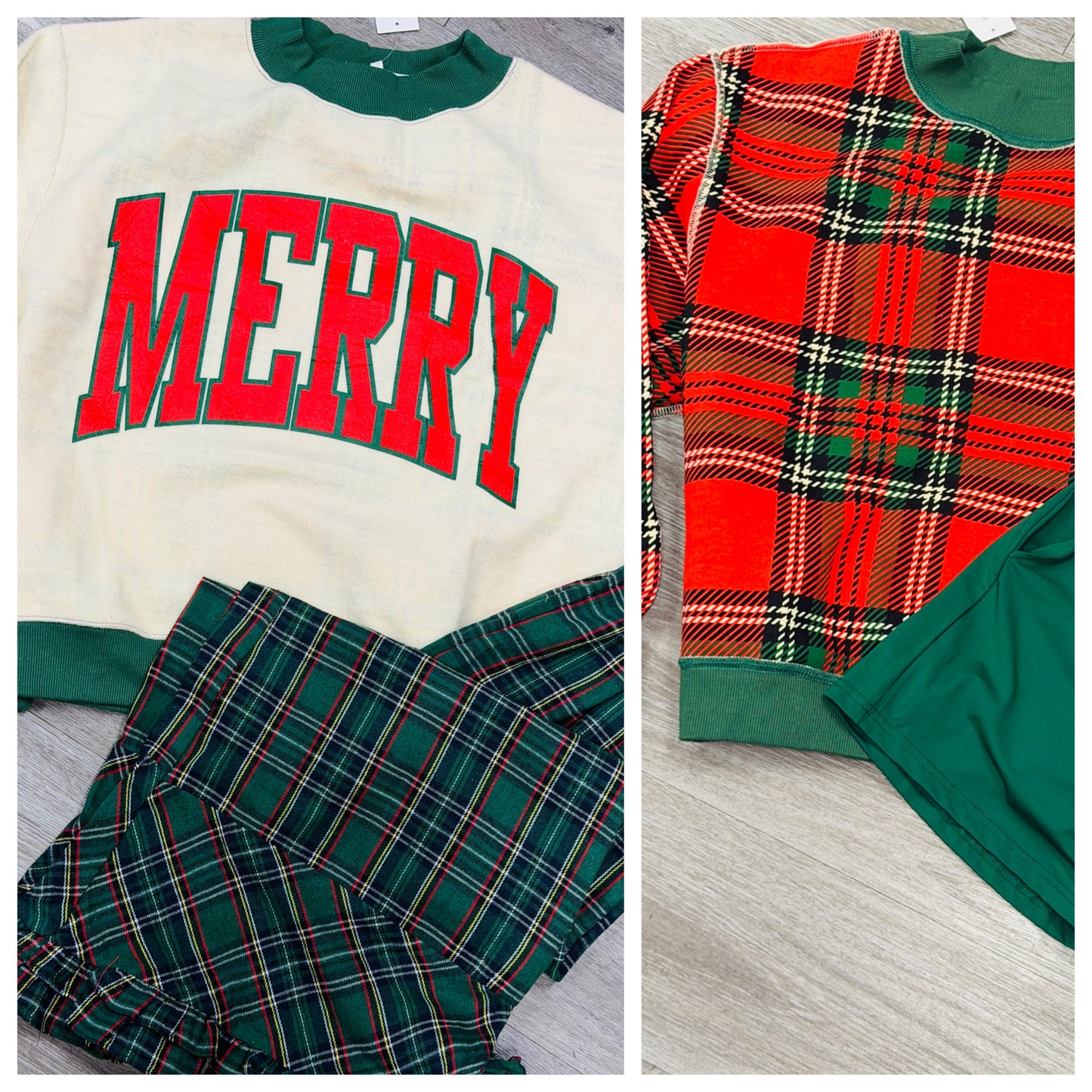 Merry 2-Sided Mock Sweatshirt (Reg.)