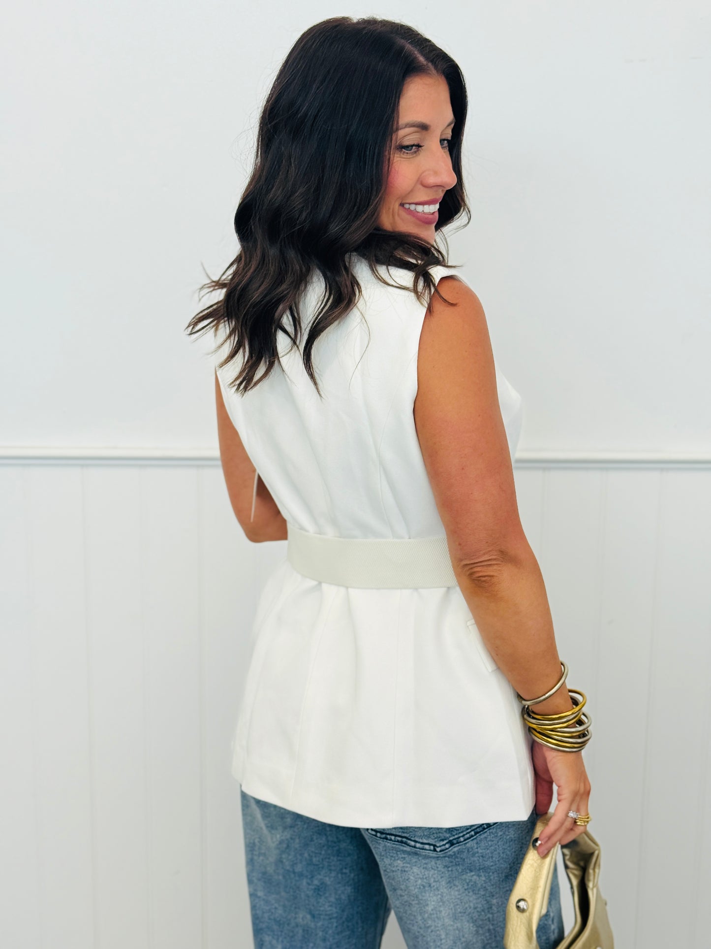 Embrace The Belt Vest Top (Reg.) - 2 Colors