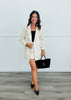 Ivory Multi Snake Print Mini Skort (Reg.)