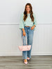 Crew Neck Boxy Sweater Top (Reg.)-2 Colors
