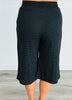 Black Polka Dot Top & Crop Pants Set (Reg.)