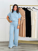 Mock Neck Top & Pant Set (Reg.) - 4 Colors