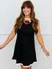 Black/White Lucy Tank Dress (Reg. and Plus)