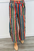 Multi Stripe Tulip Hem Pull On Pants (Reg.)