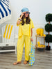 Yellow Garment Washed Top & Pant Set (Reg & Plus )