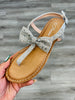 Silver Love That Rhinestone Sandals