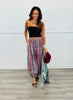 Pink Plaid Balloon Pants( Reg.)