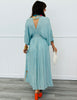 POL Seafoam Goddess Embroidered Maxi Dress (Reg.)