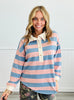 French Terry Striped Sweatshirt (Reg.)-2 Colors
