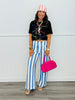 Bold Stripe Ankle Pants (Reg.)-4 Colors