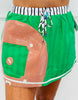 Queen Of Sparkles Green Baseball Field Skort (Reg. and Plus)