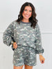 Camo Sweatshirt & Short Set (Reg & Plus)