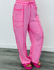 Pink Stitch Detailing Pants (Reg.)