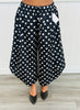 Polka Dot Gaucho Pants (Reg.)-2 Colors