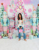 Queen Of Sparkles Multi Drummin Nutcracker Button Up Feather Sleeve Cardigan (Reg. & Plus)