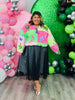 Queen Of Sparkles Licensed Lavender, Pink & Green Wicked Icon Sweatshirt (Reg. and Plus)