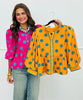 Polka Dot Perfectly Peplum Blouse (Reg.) - 2 Colors