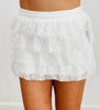 Lace Ruffle Tiered Mini Skirt (Reg.) - 2 Colors