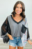 POL V-Neck Relaxed Fit Boxy Top Remix (Reg.)-3 Colors