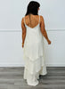V-Neck Sleeveless Tiered Maxi Dress (Reg. and Plus) - 6 Colors