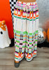 Multi Plaid Palazzo Pants (One Size)