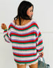 Christmas Ribbed Stripe Sweater Top (Reg.)