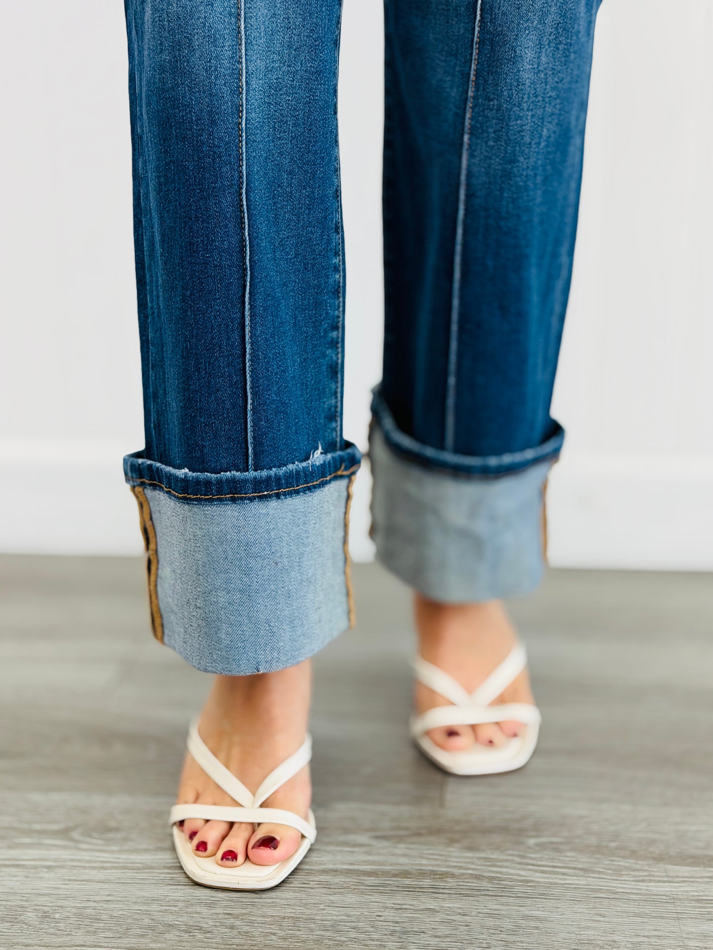 Risen Turn Up The Look Cuffed Jeans (Reg & Plus)
