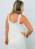 Ivory Lace Ruffle Maxi Dress (Reg.)