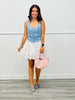 Lace Tiered Satin Bow Mini Skirt (Reg.)-3 Colors