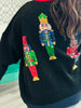 Nutcracker Sequin Cardigan (Reg)- 2 Colors