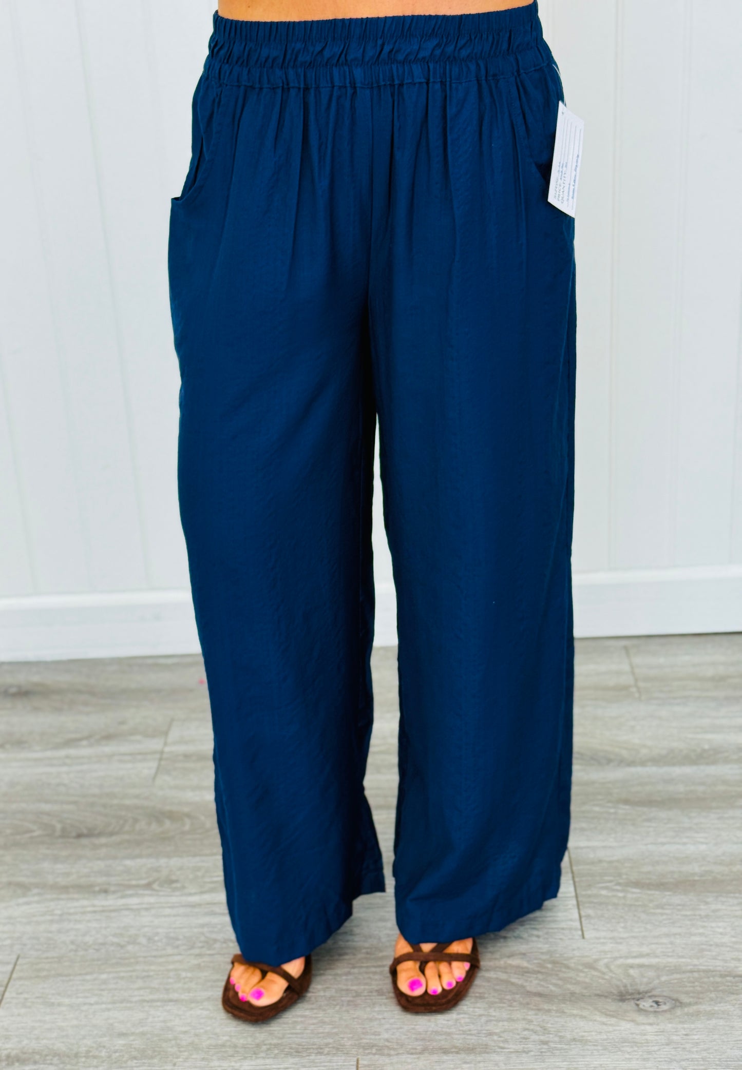 Wide Leg Pull On Pants (Reg & Plus) 4 Colors