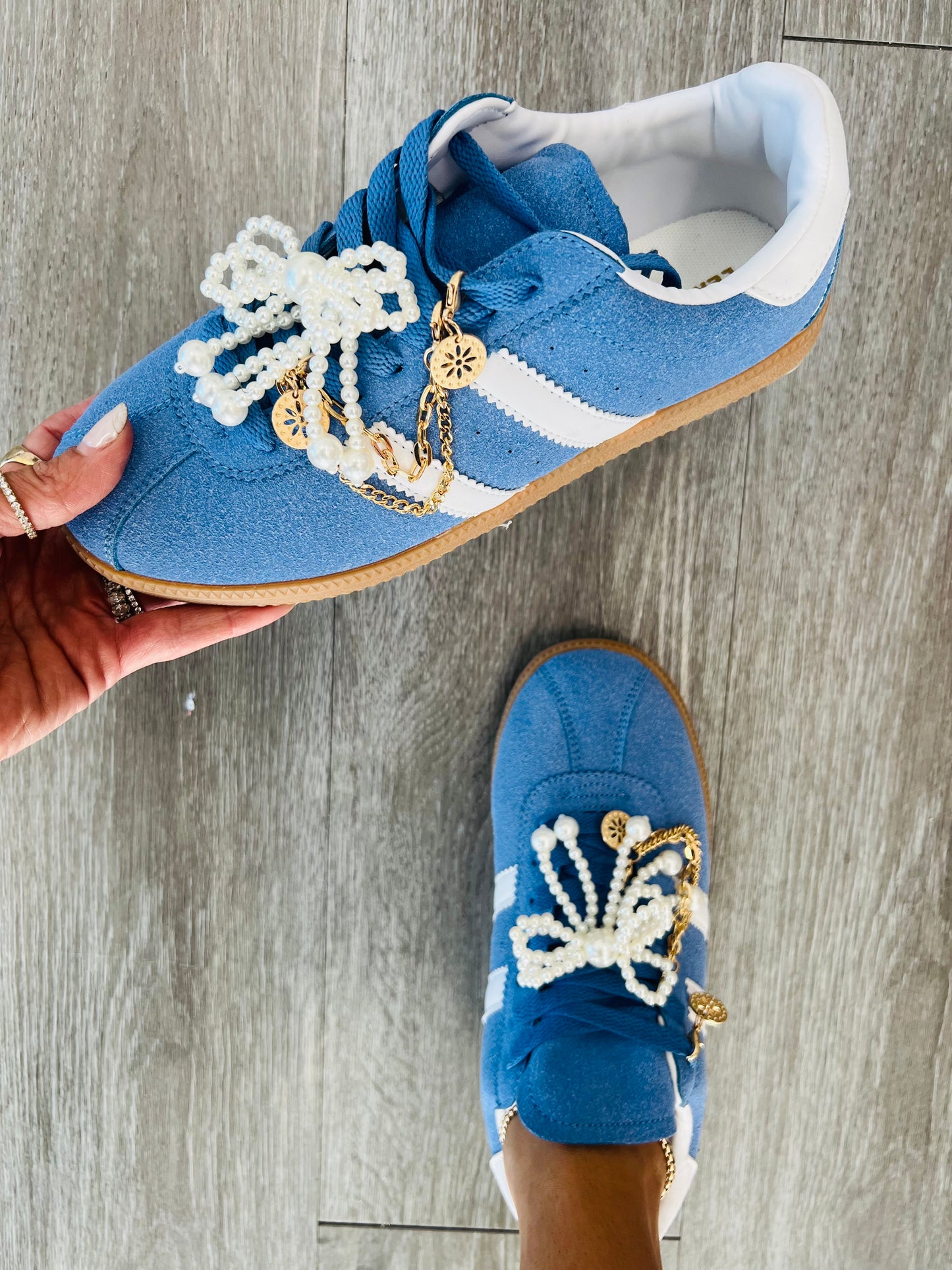 Blue Charm Your Way Sneakers