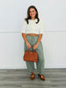 H Green Gingham Print Pants (Reg.)