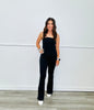 Black Strapless Body-Con Jumpsuit (Reg)