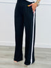 Side Stripe Straight Pants (Reg.) - 2 Colors