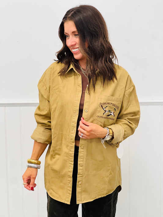 Tan Wildland Embroidered Shirt (Reg.)
