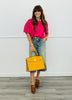 Polka Dot Short Sleeve Sweater Top (Reg.) - 3 Colors