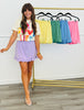 Solid Ruffle Hem Skort (Reg. and Plus) - 5 Colors