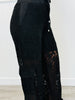Lace Mix Straight Leg Pants (Reg.) - 2 Colors