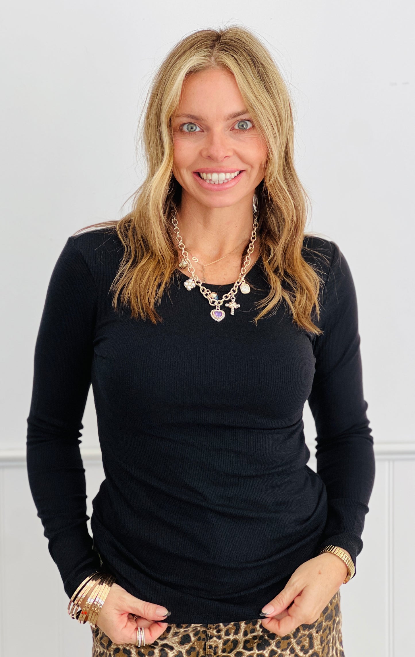 Essential Long Sleeve Top (Reg. and Plus) - 3 Colors