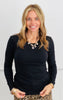 Essential Long Sleeve Top (Reg. and Plus) - 3 Colors