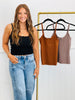 Scalloped Cami Top (Reg)-3 Colors