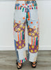 Jewel Patch Barrel Pants (Reg.)