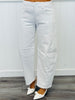 Risen White Tummy Control Cloud Nine Barrel Jeans (Reg & Plus)
