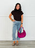 Light Denim Wide Leg Pants (Reg. and Plus)