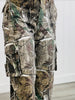 Stone Camo Print Barrel Cargo Jeans (Reg.)